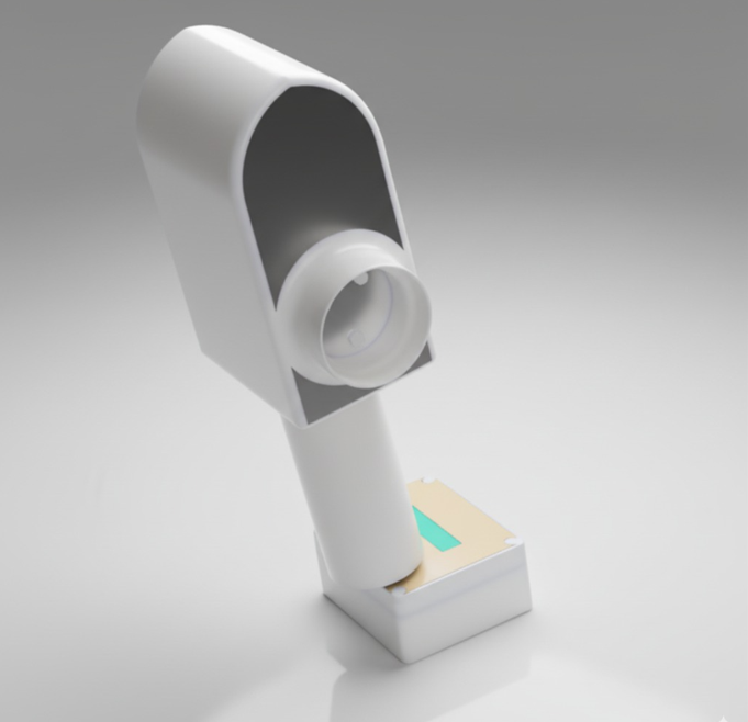 GaMa-R posicionado com cabeçote de RX